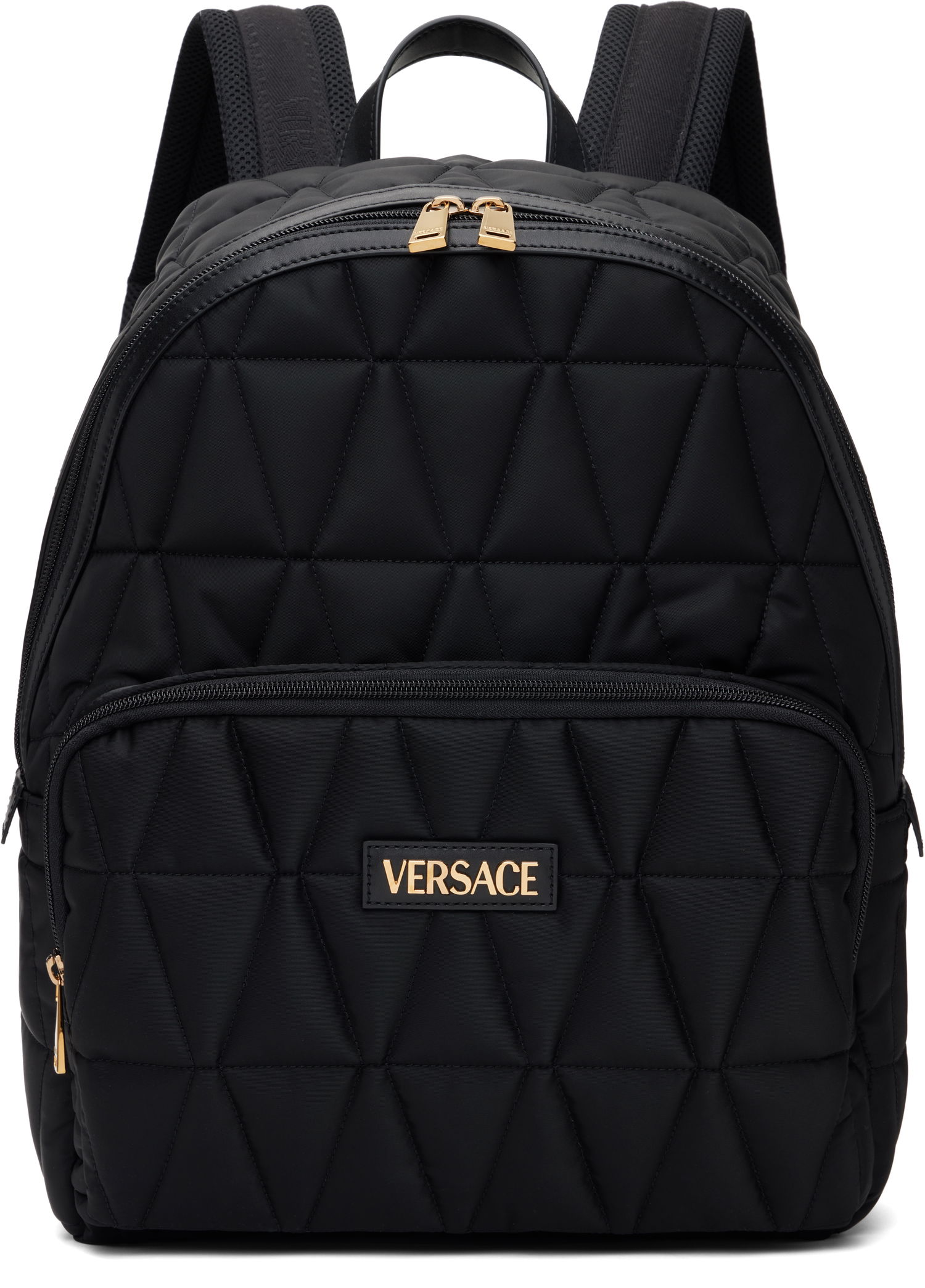 Nahrbtnik Versace Versace Myth Quilted Backpack Črna | 1018355_1A13686, 0