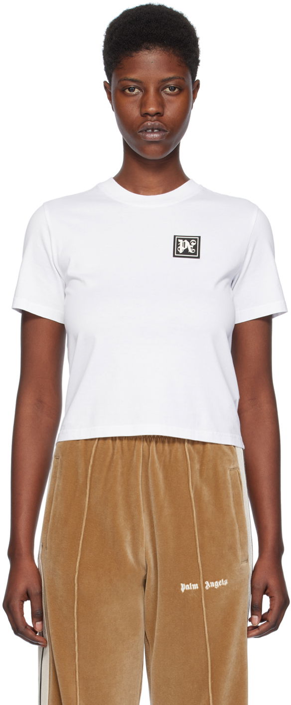 Majica Palm Angels 'Ski Club' T-Shirt Bela | PWAA044R24JER0020110