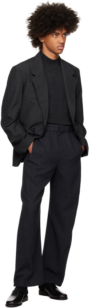 Jakna LEMAIRE LEMAIRE Tailored Single Breasted Blazer Črna | JA1056 LF414, 3
