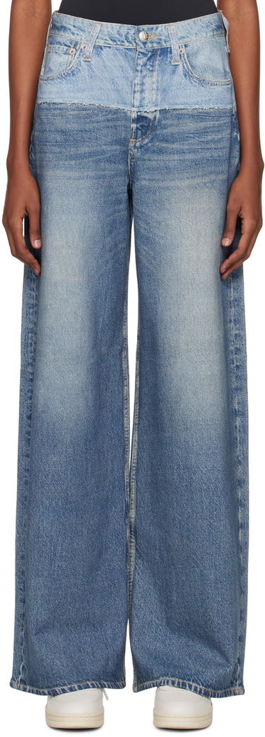 Kavbojke rag & bone Sofie Wide Leg Jeans Modra | WCW23H70018201, 0