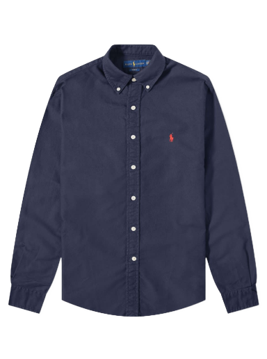 Srajce Polo by Ralph Lauren Slim Fit Garment Mornarica | 710723610003
