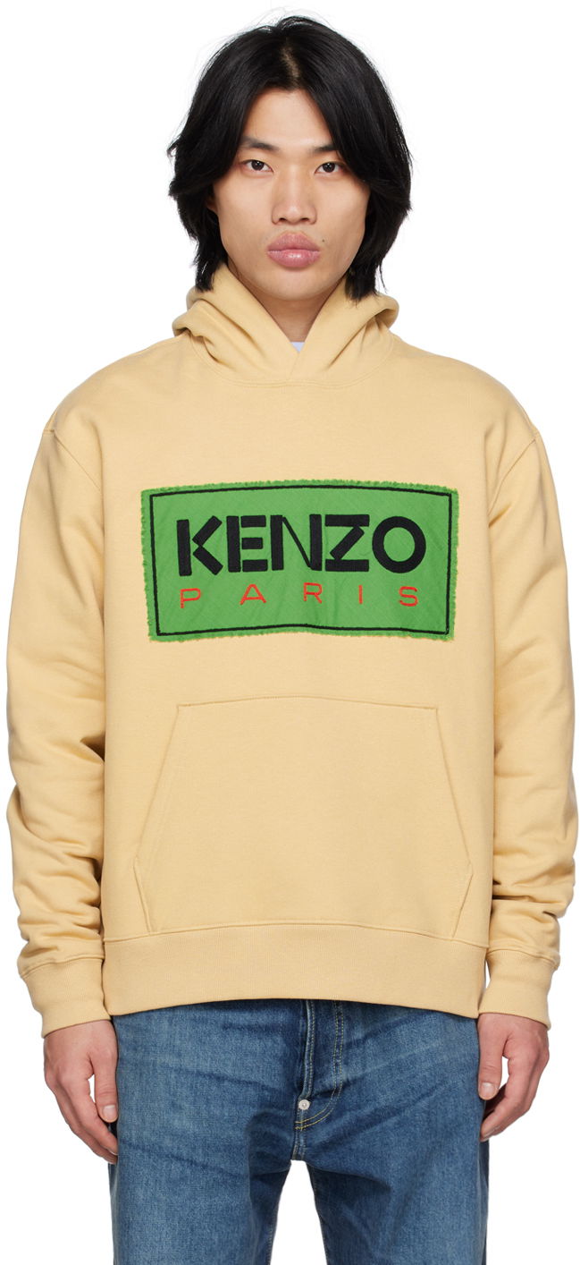 Pulover KENZO Paris Embroidered Bež | FD55SW4484ME, 0