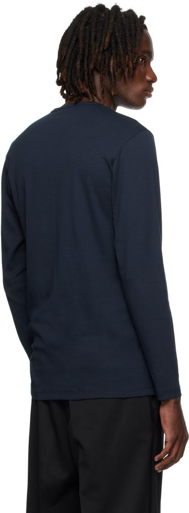 Majice in brezrokavniki Tom Ford TOM FORD Cotton Henley Mornarica | T4M151040, 2