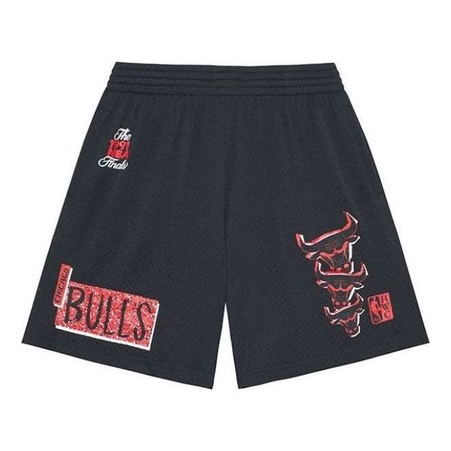 Kratke hlače Mitchell & Ness Mitchell & Ness Chicago Bulls Shorts Črna | BMMSSH22104-CBUBLCK