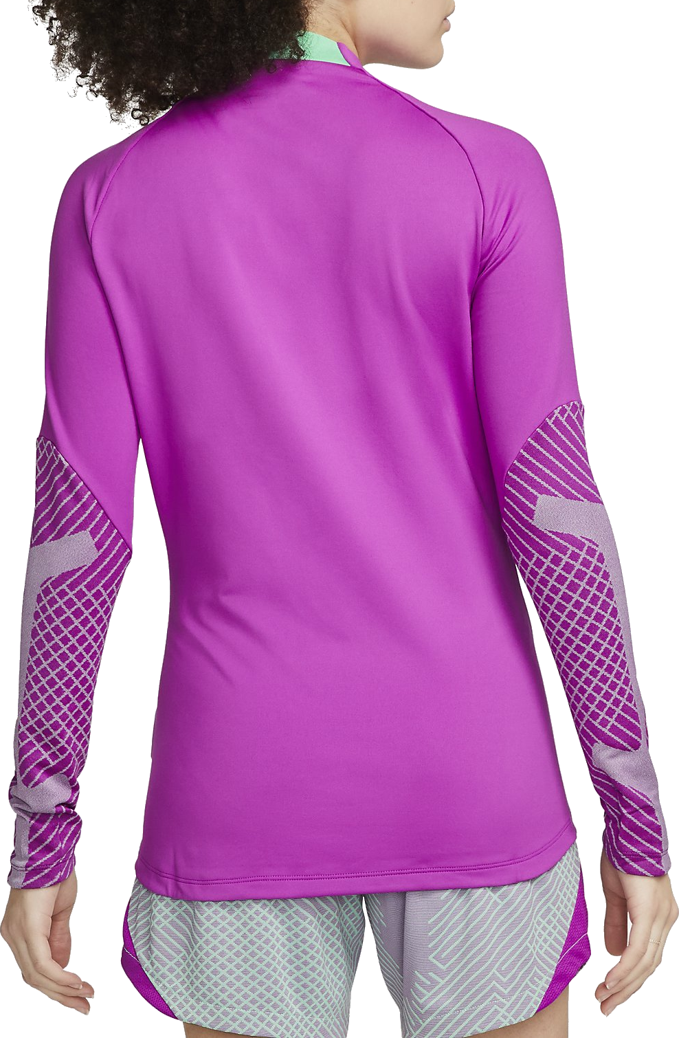 Pleteni pulover Nike Nike Dri-FIT Strike Drill Long Sleeve Top Lila | dq6749-551, 1