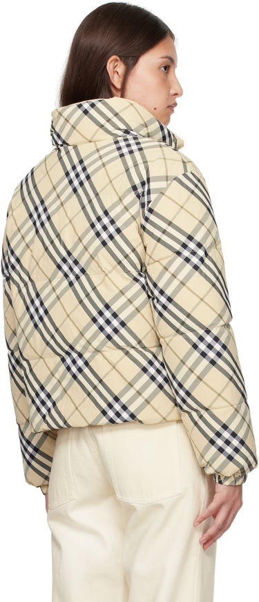 Puhovka Burberry Burberry Check Reversible Down Jacket Bež | 8098488, 2