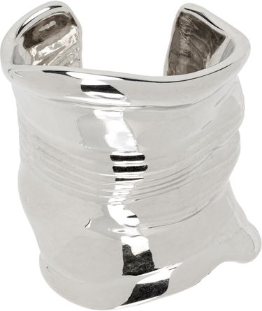 Zapestnica Jean Paul Gaultier Jean Paul Gaultier Silver Distorted Cuff Bracelet Kovinski | 25/03-W-JW014-X053-91, 0