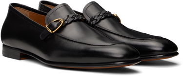 Oblačila Tom Ford Tom Ford Burnished Leather Martin Loafers Črna | J1401-LCL345X, 3