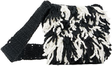 Torba za čez ramo ADER ERROR Fringed Crochet Shoulder Bag Večbarvna | BMADSSBA0302BK, 4