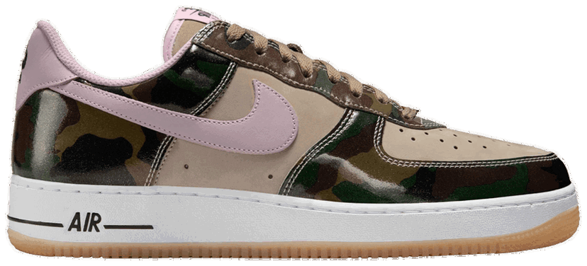 Superge in čevlji Nike Air Force 1 Low '07 LV8 Patent Camo Pink Roza | HQ1967-200