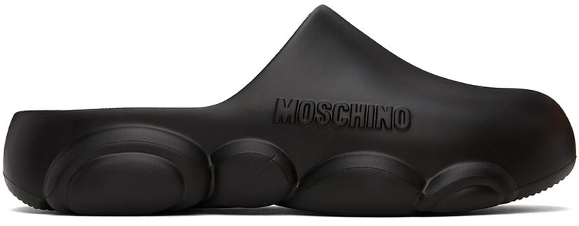 Oblačila Moschino Moschino Teddy Sole Slippers Črna | MA10903G1I M29 000