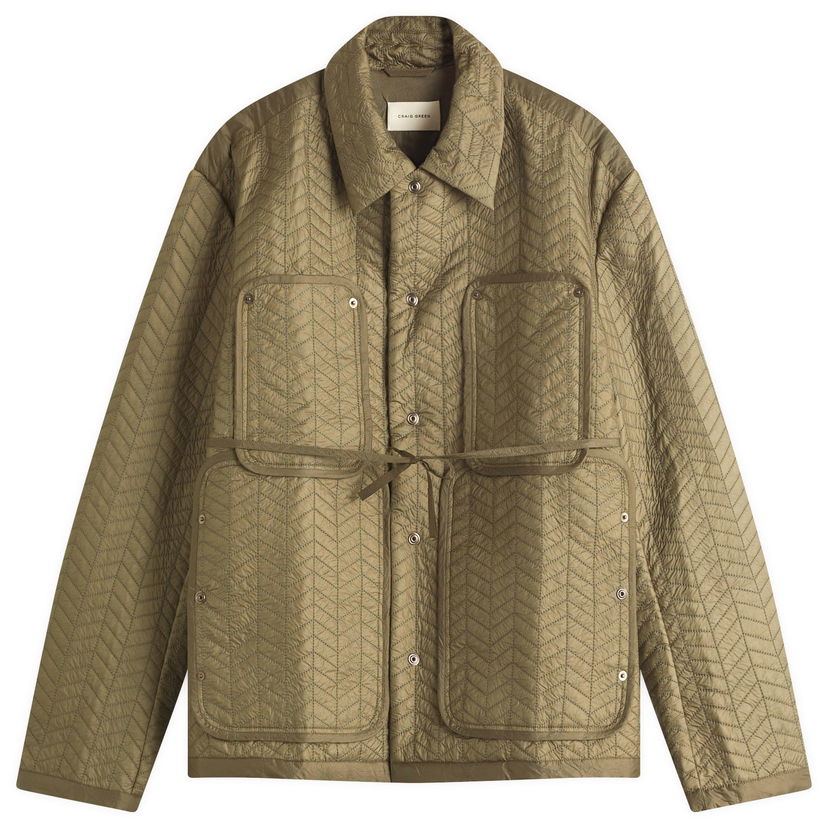 Puhovka Craig Green Craig Green Quilted Worker Jacket, Size Large Zelena | CGSS25CWOJKT82-30413305