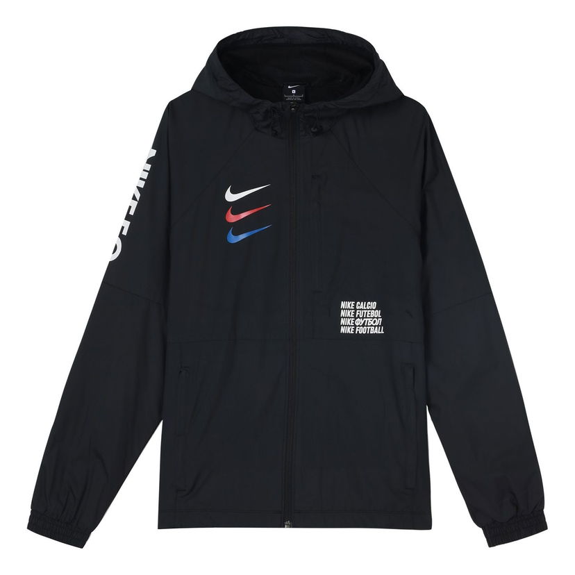 Vetrovka Nike F.C. Woven Football Jacket Črna | CD6771-011