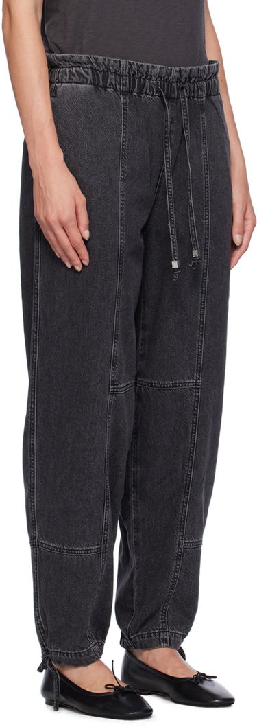 Cargo hlače rag & bone Featherweight Jordan Drawstring Jeans Črna | WDD24F2992ITAN, 1