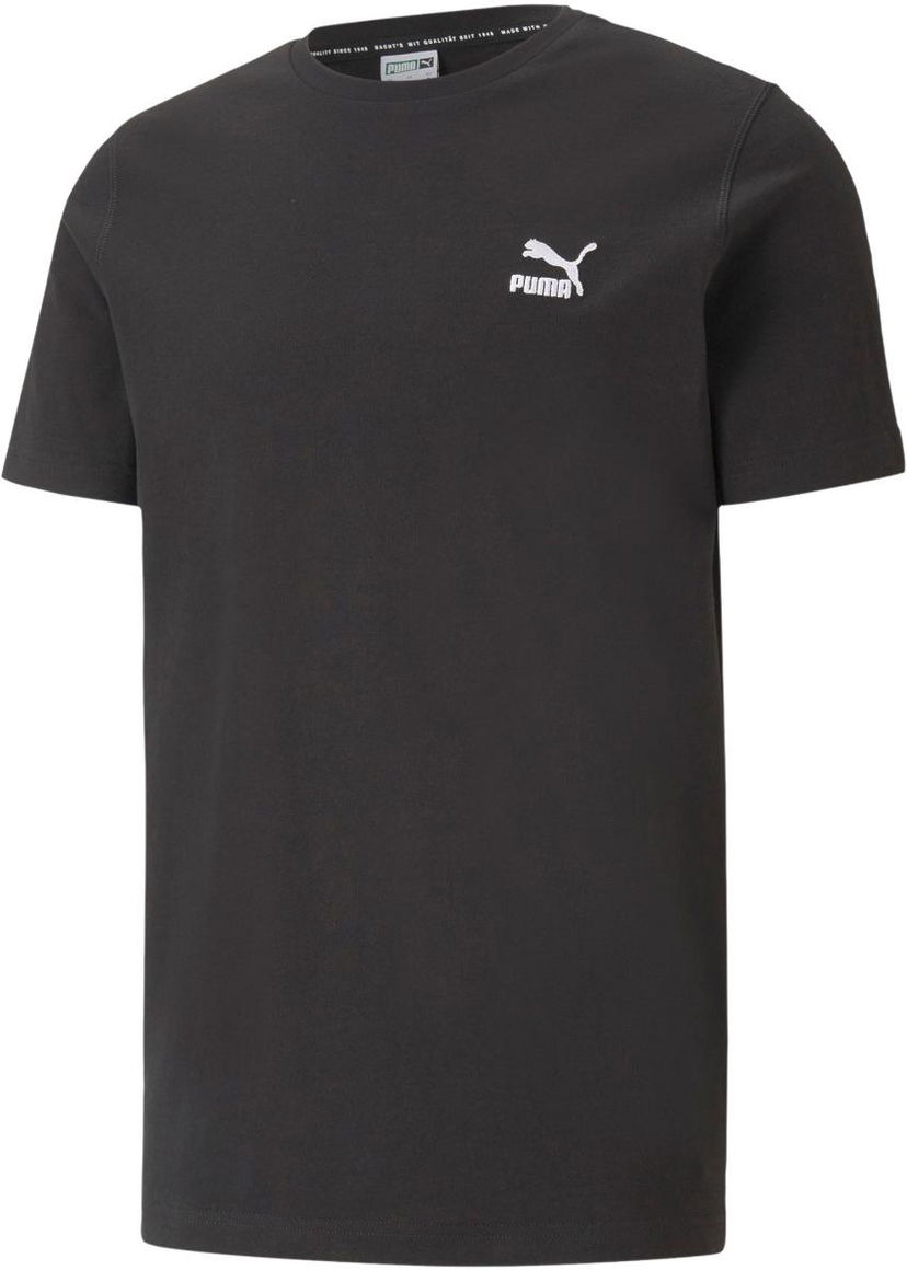 Majica Puma Puma Classics Embroidered T-Shirt Črna | 599795-001