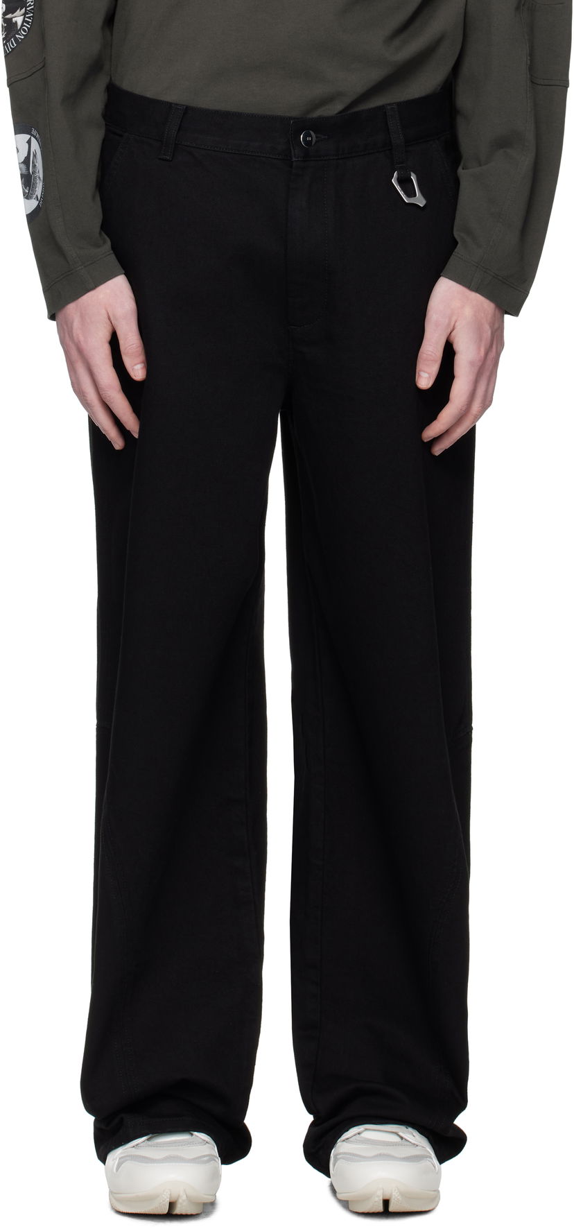 Kavbojke HELIOT EMIL Heliot Emil Basalt Wide-Leg Jeans Črna | PREAW25_M_10_189_BLK0_CO