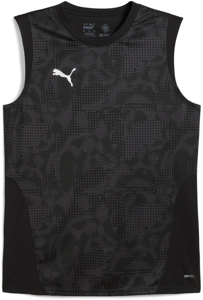 Majica brez rokavov Puma Puma TeamCUP Training Jersey Črna | 659168-03