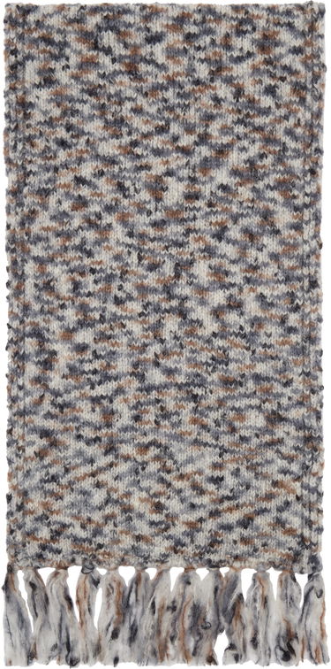Šala A.P.C. Knitted Fringe Scarf Siva | WOAPE-M15207, 0