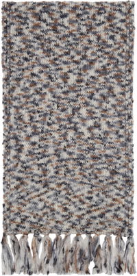 Knitted Fringe Scarf