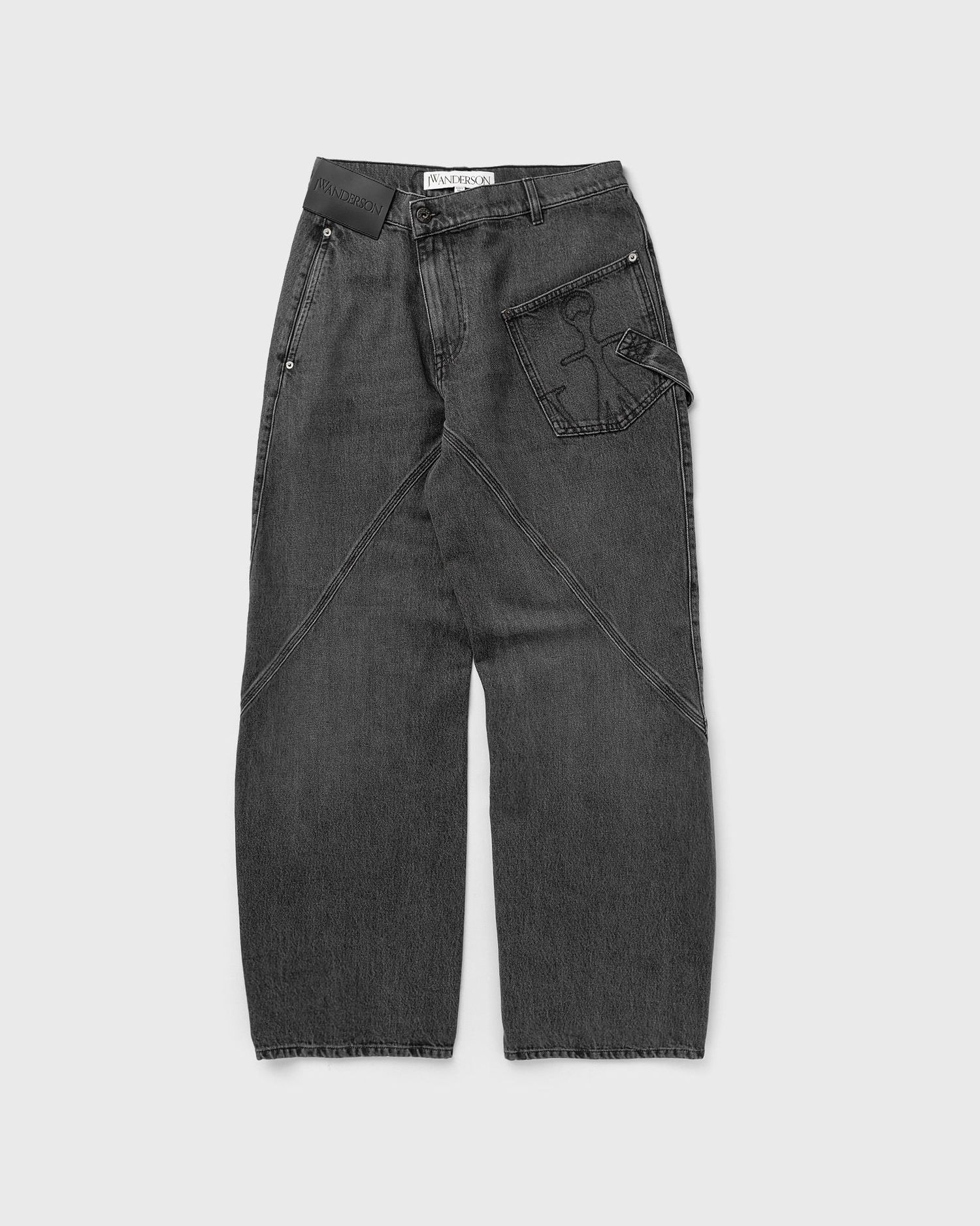 Kavbojke JW Anderson TWISTED WORKWEAR JEANS Siva | DT0068-PG1195-929, 0