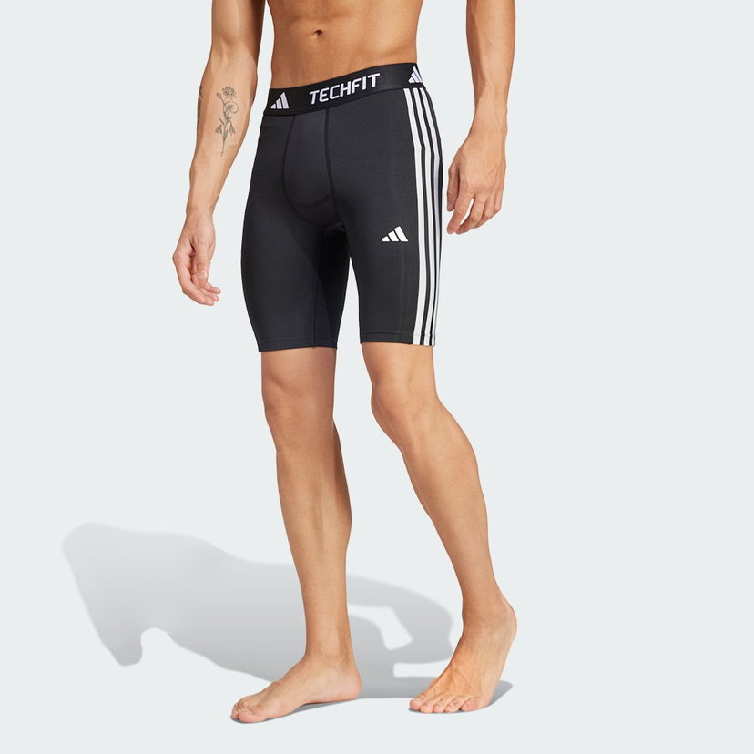 Pajkice adidas Performance Techfit Compression Training 3-Stripes Short Črna | IN5589