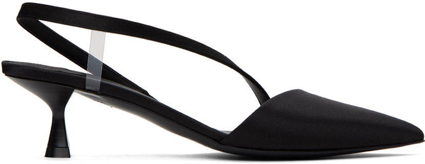 Superge in čevlji Stella McCartney Iconic D'Orsay Slingback Heels Črna | 810372E00157