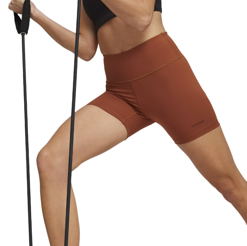 Kratke hlače Puma FIT HW 5 TIGHT SHORT Rjava | 524804-81
