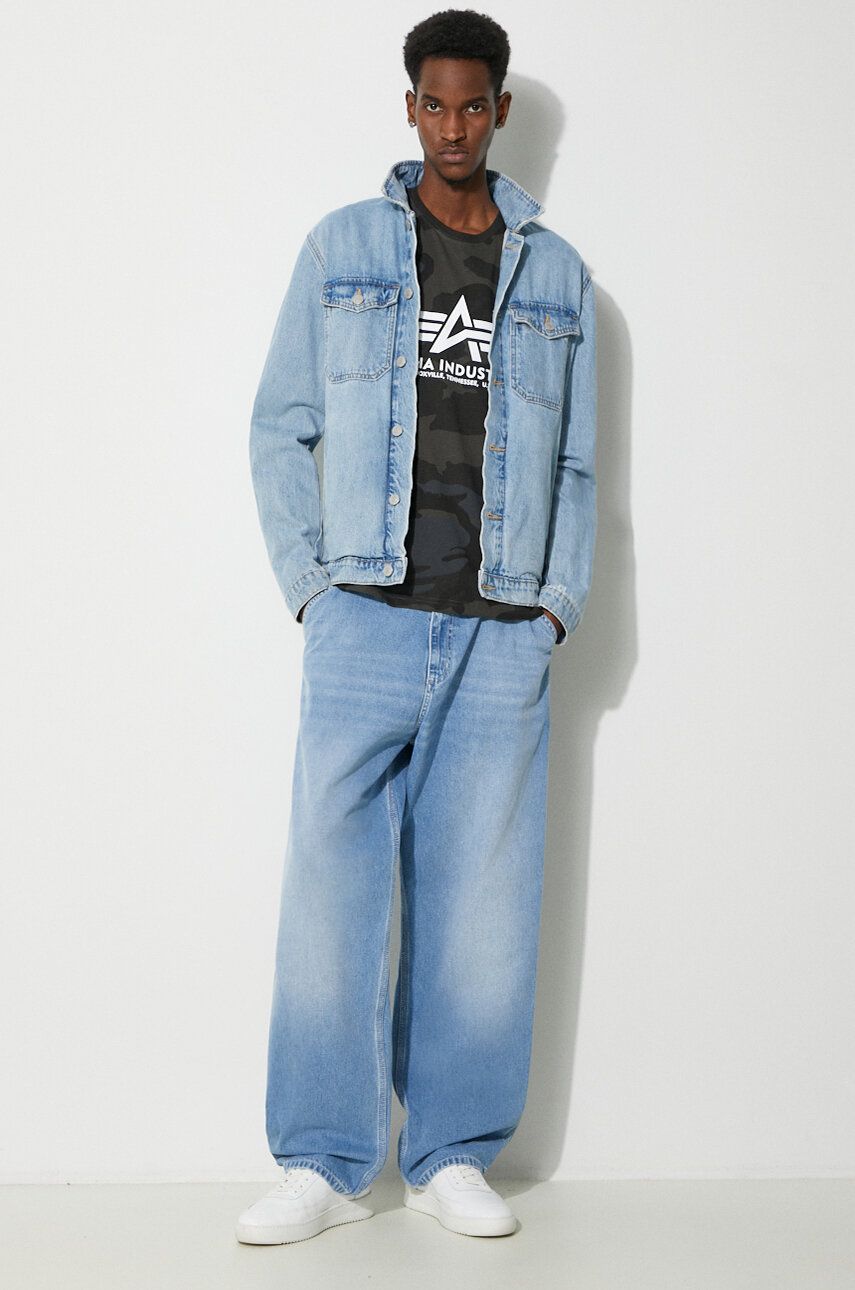 Majica Alpha Industries Basic T-Shirt Camo Print Zelena | 100501C.125, 1