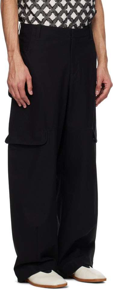Cargo hlače sage NATION SAGE NATION Index Cargo Pants Črna | S113 INDEX CARGO TROUSER, 1