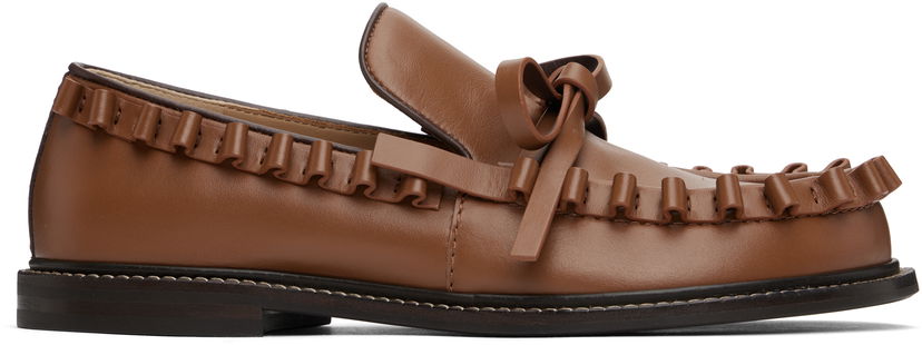 Superge in čevlji JW Anderson JW Anderson Ruffle Loafers Rjava | FW0167-LA0323