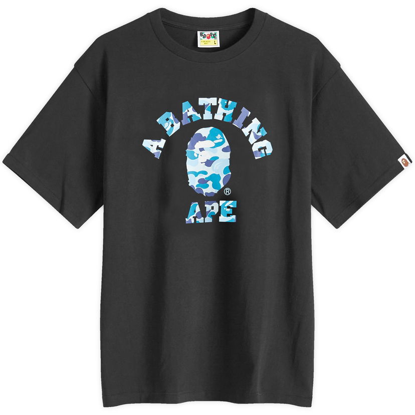 Majica BAPE ABC Camo College T-Shirt Črna | 001TEI301005M-BKB