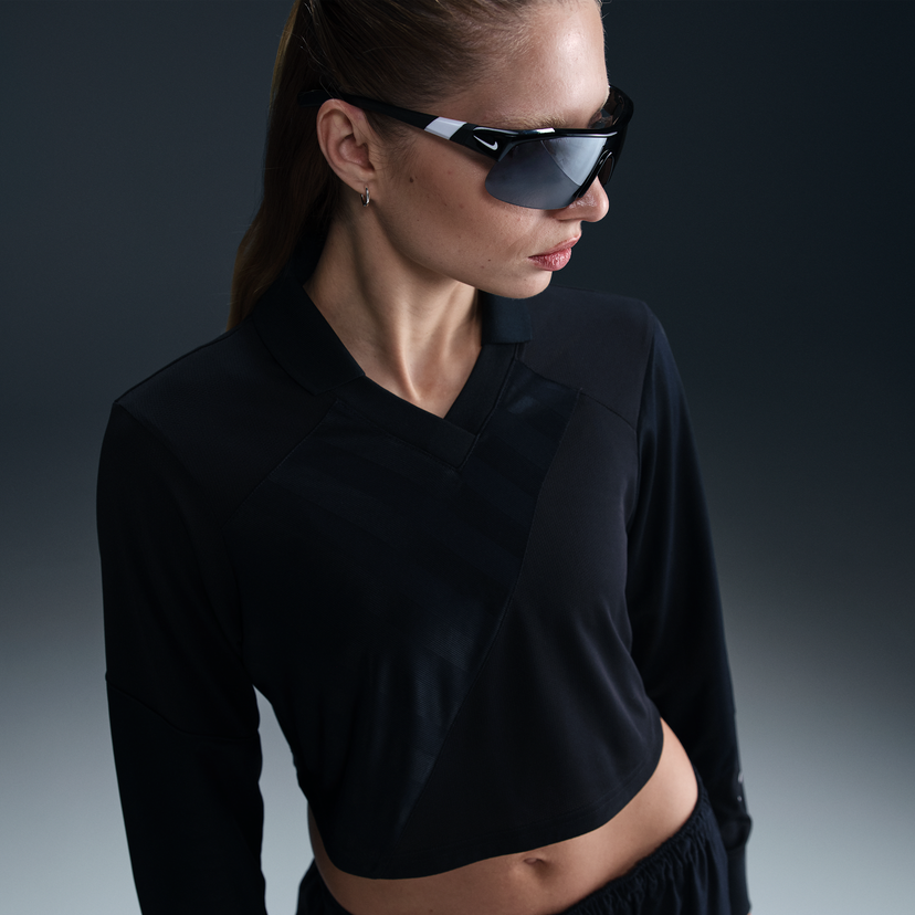 Krop-top Nike Nike Sportswear Long Sleeve Cropped Top Črna | HF9507-010