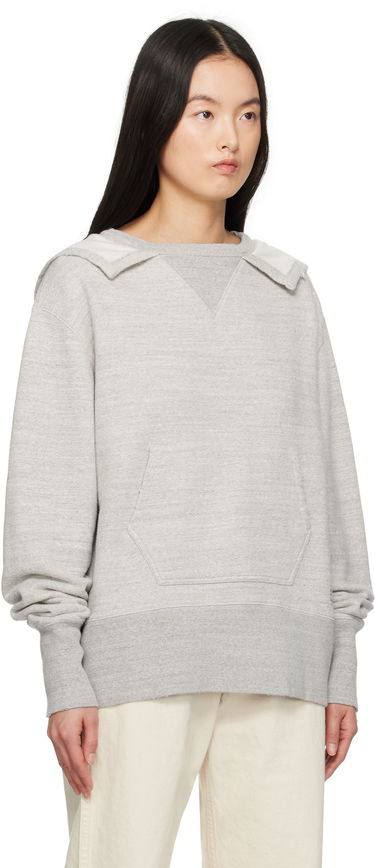 Pulover Maison Margiela Maison Margiela Stamp Logo Hoodie Siva | S50GU0231 M25015, 4