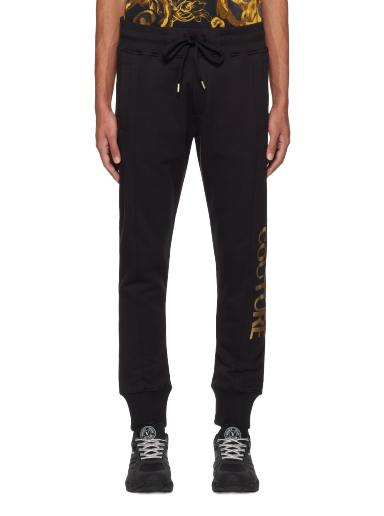 Trenirka Versace Drawstring Sweatpants Črna | E76GAAT00_ECF01T