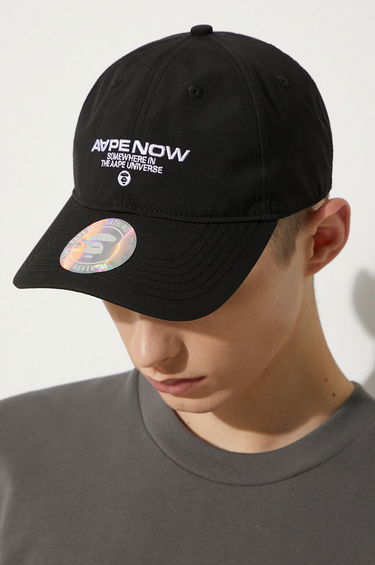 Kapa AAPE by A Bathing Ape AAPE Cap with Applique Črna | AAPCPM5255XXM, 4