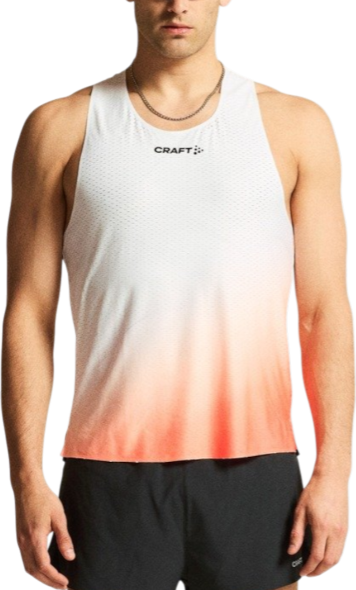 Majica brez rokavov Craft Craft Race Day Singlet Bela | 1915387-900007