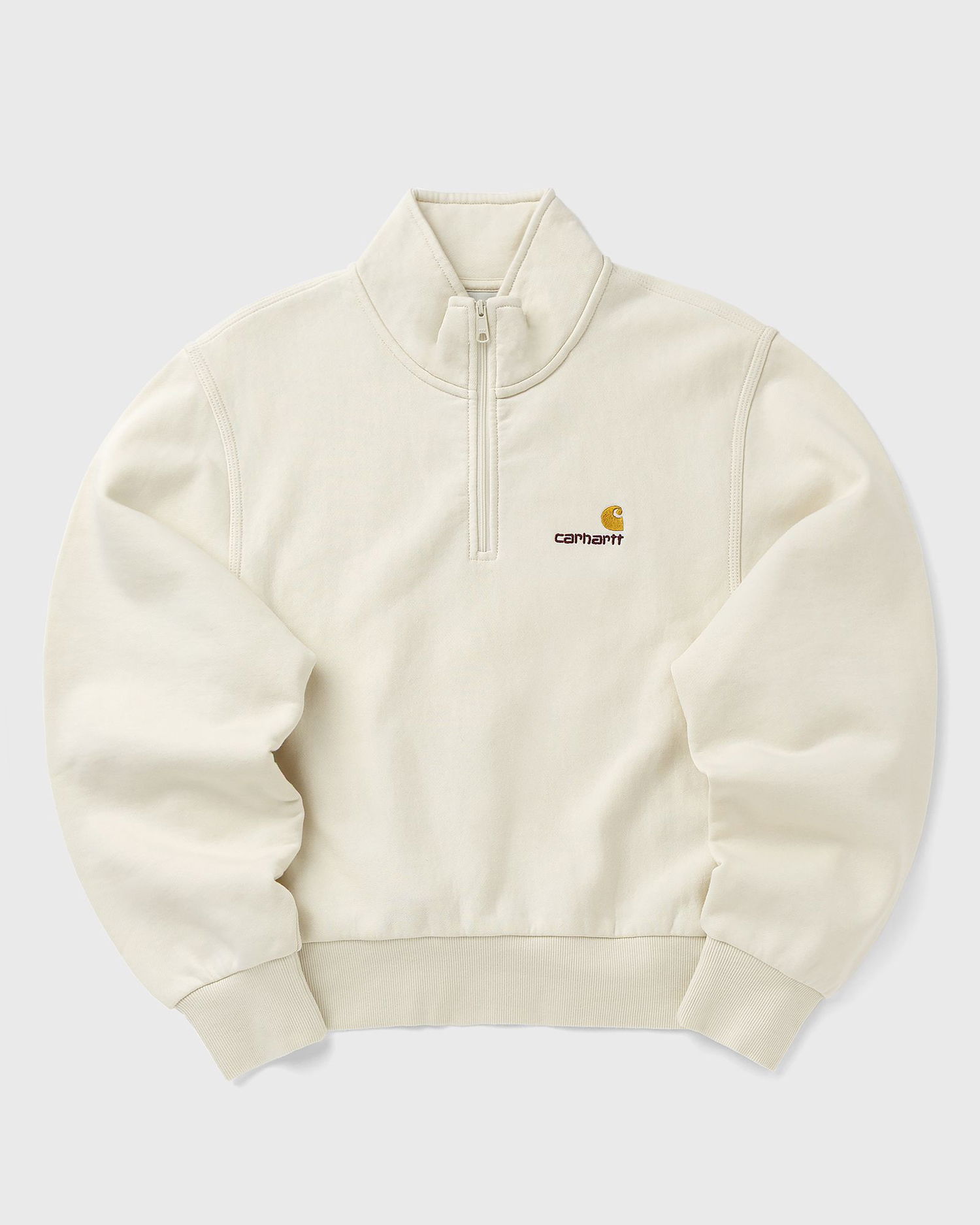 Pulover Carhartt WIP American Script High Neck Quarter-Zip Sweatshirt Bež | I033827-05.XX, 0