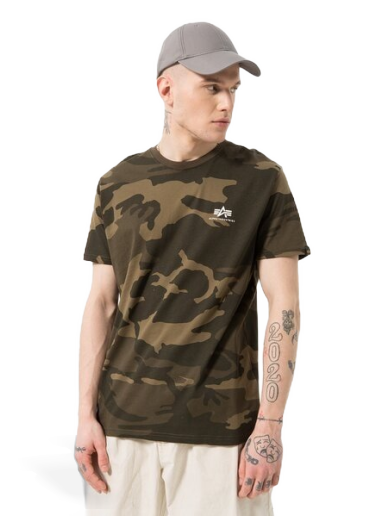 Majica Alpha Industries Basic Zelena | 188505C239
