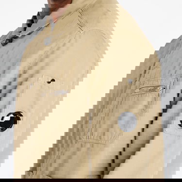 Jakna C.P. Company C.P. Company Cotton/Linen Overshirt Bež | 18CMOS200A006273G-305, 2