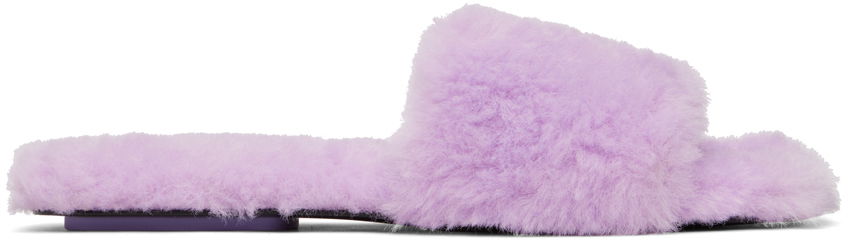 Oblačila Marc Jacobs Marc Jacobs 'The J Marc' Teddy Slides Lila | 2F3FFL112F02, 0