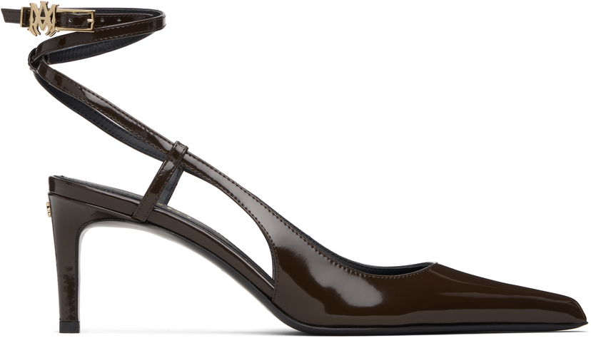Nakit AMIRI AMIRI 'MA' Kitten Heel Pumps Rjava | AWFOPP1001