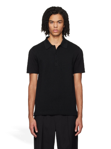 Polo majica Valentino Toile Iconographe Polo Shirt Črna | 4V3KP02G9W5