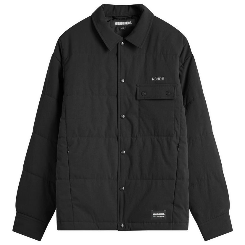 Puhovka Neighborhood Padded Overshirt, Size Large Črna | 242TSNH-SHM08-BLK