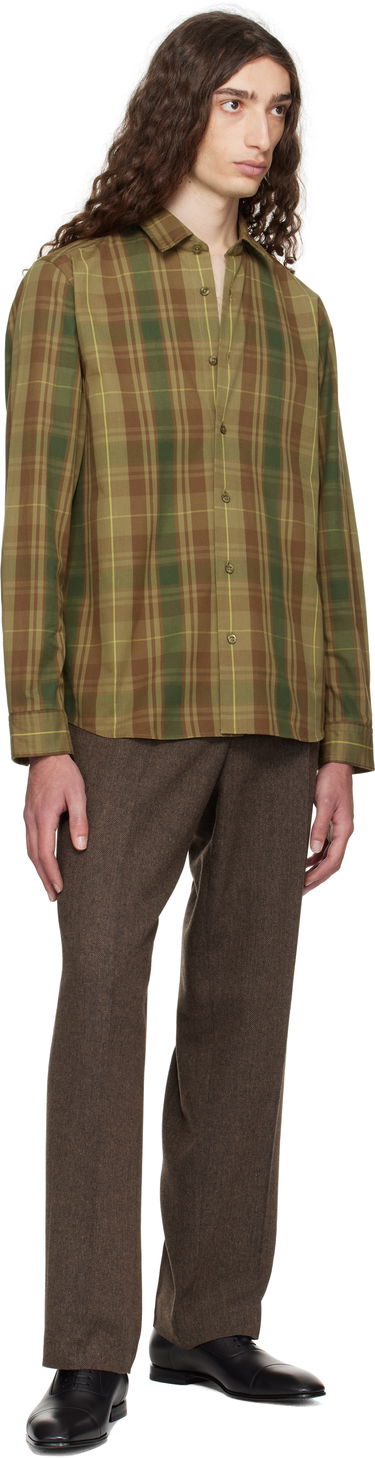 Srajce BOSS Hugo Check Button-Down Shirt Zelena | 50545390, 3