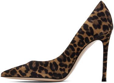 Superge in čevlji Gianvito Rossi Suede Leopard Print Pumps Rjava | G28470-15RIC-CMD, 2