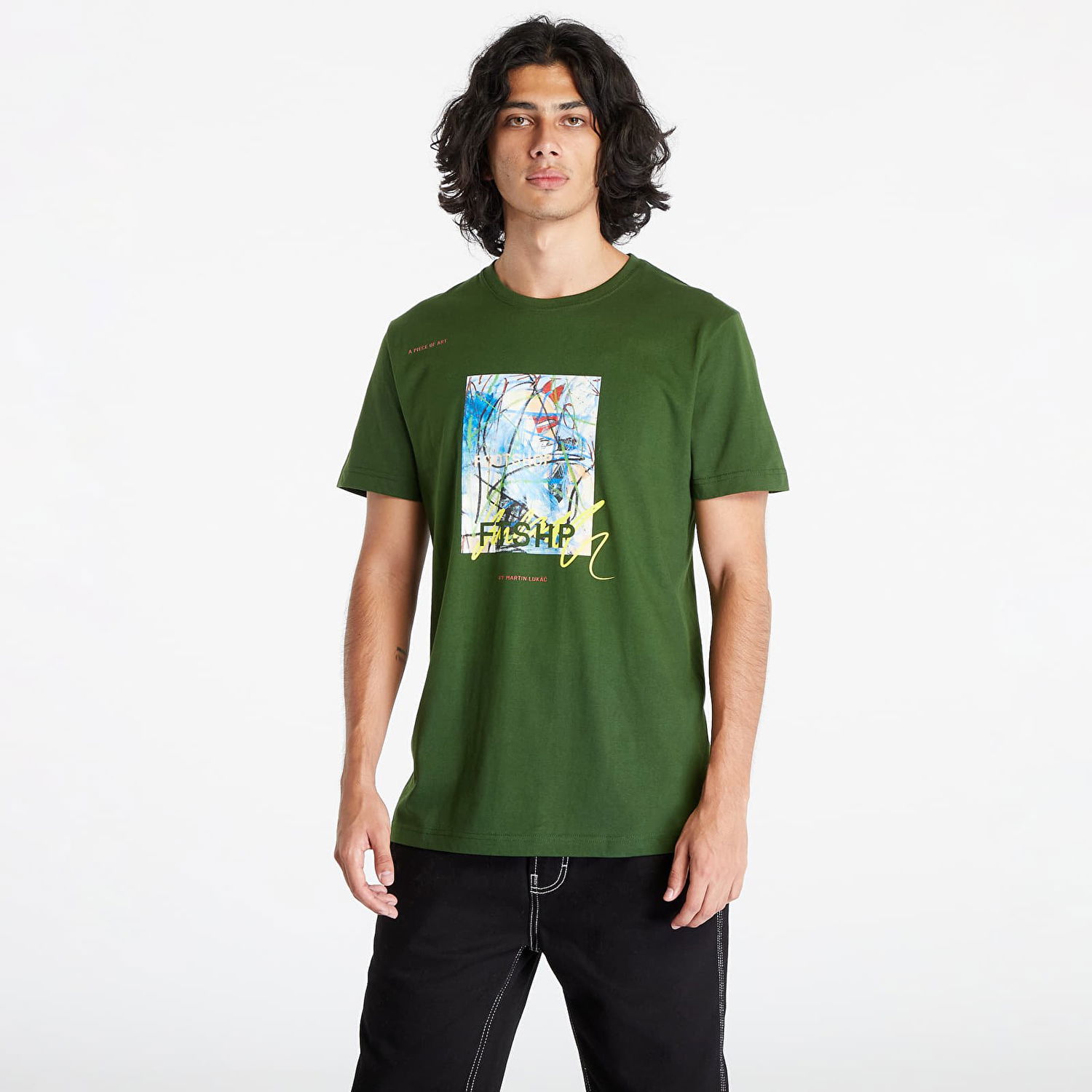 Majica Footshop Martin Lukáč x Colouring Outside The Lines Zelena | FTSHP_303, 0