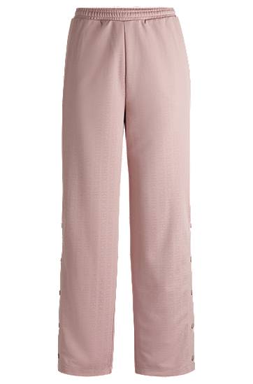 Trenirka BOSS Oversized Tracksuit Bottoms Roza | 50531183