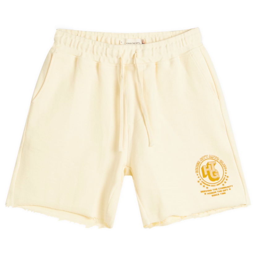 Kratke hlače Honor The Gift Honor The Gift Race Herringbone Shorts Rumena | HTG250122-WHT