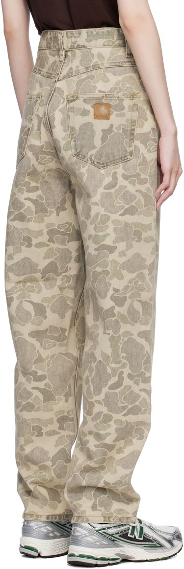 Kavbojke Carhartt WIP Stone Washed Camo Duck Pants Modra | I033771_8, 3