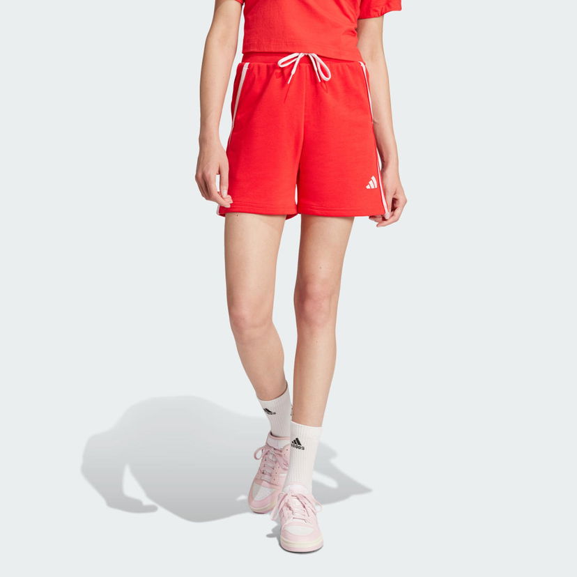 Kratke hlače adidas Performance Essentials Color Pop French Terry Shorts Rdeča | JG6216
